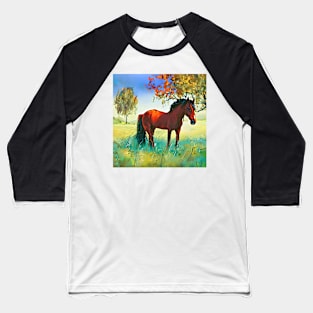 bay horse Baseball T-Shirt